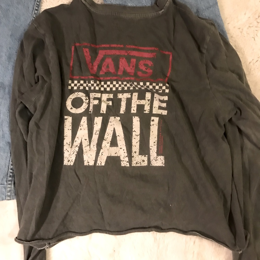 Vans skate crop top